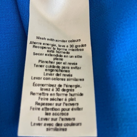 Dorothy Perkins Sleeveless Side Split Tunic Top in Blue - US Size 4 - Picture 7 of 8